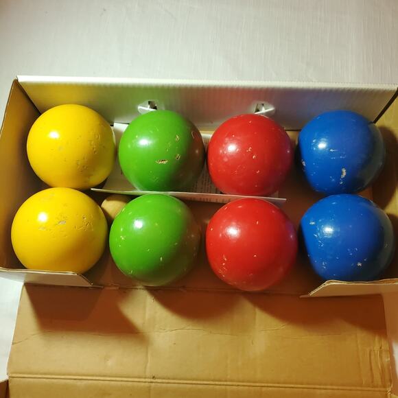 Sportcraft Bocce Ball Complete Set Contender Series Made In Italy - Picture 2 of 7